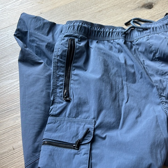 Skinny Fit Nylon Cargo Joggers - Picture 2 of 6